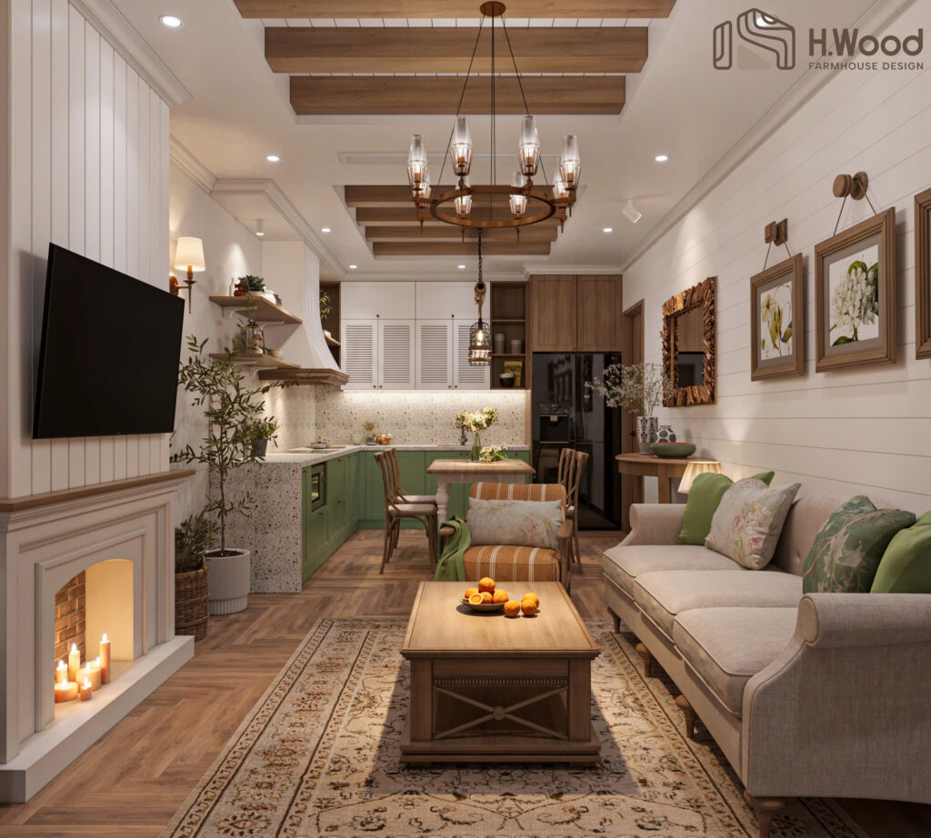 Thiết Kế Nội Thất Phong Cách Farmhouse