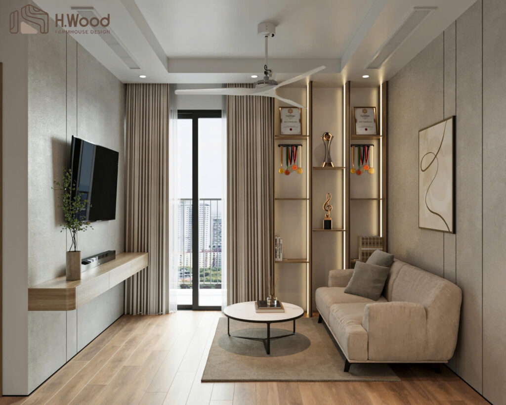 Thi Công Thiết Kế Nội Thất Chung Cư Căn Hộ Cao Cấp GreenBay Mễ Trì 
