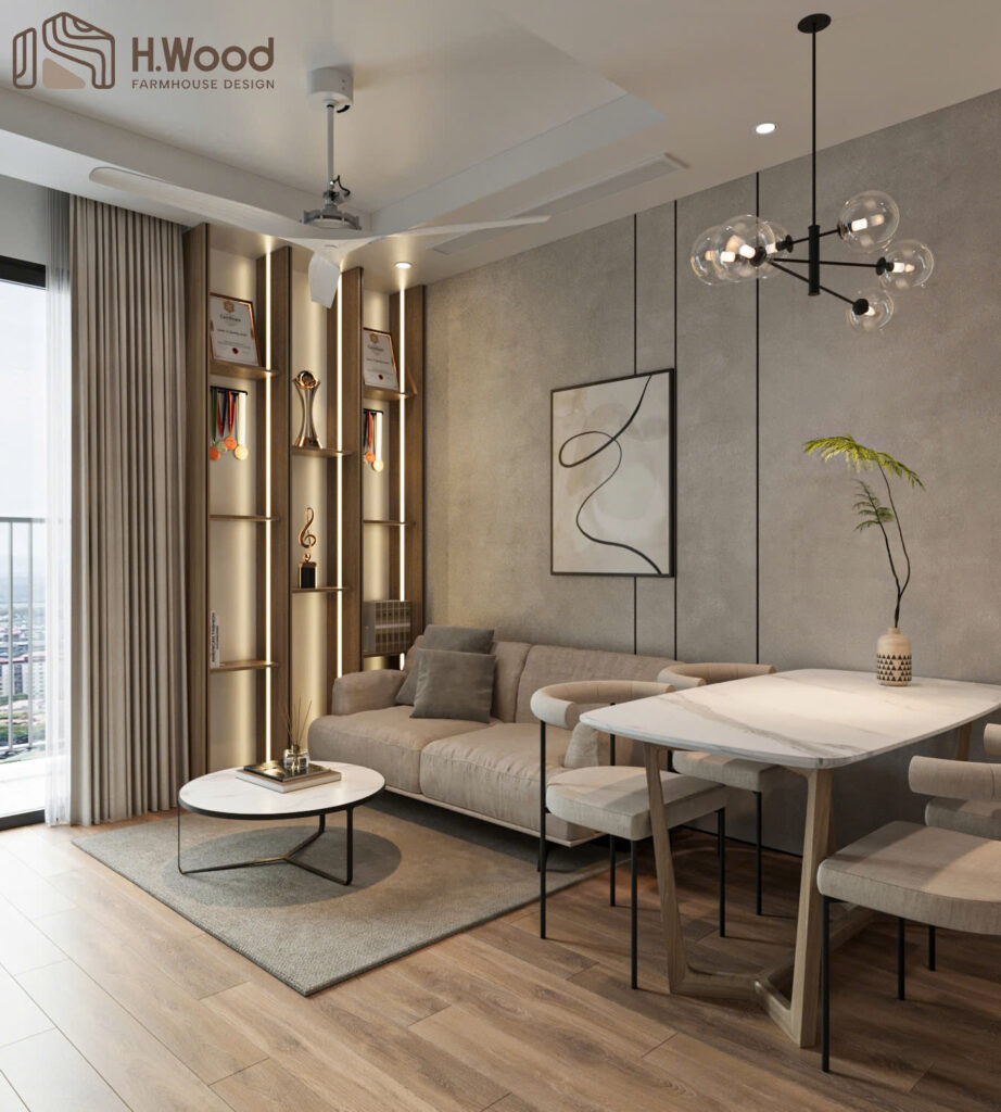 Thi Công Thiết Kế Nội Thất Chung Cư Căn Hộ Cao Cấp GreenBay Mễ Trì 
