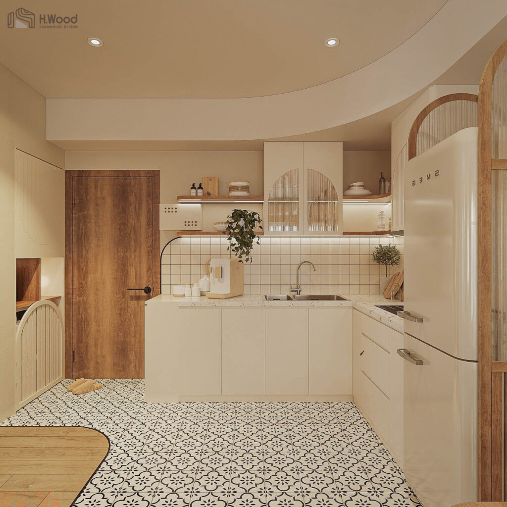 DỰ ÁN THIẾT KẾ NỘI THẤT CĂN HỘ HANOI CENTERPINT - PHONG CÁCH FARM HOUSE