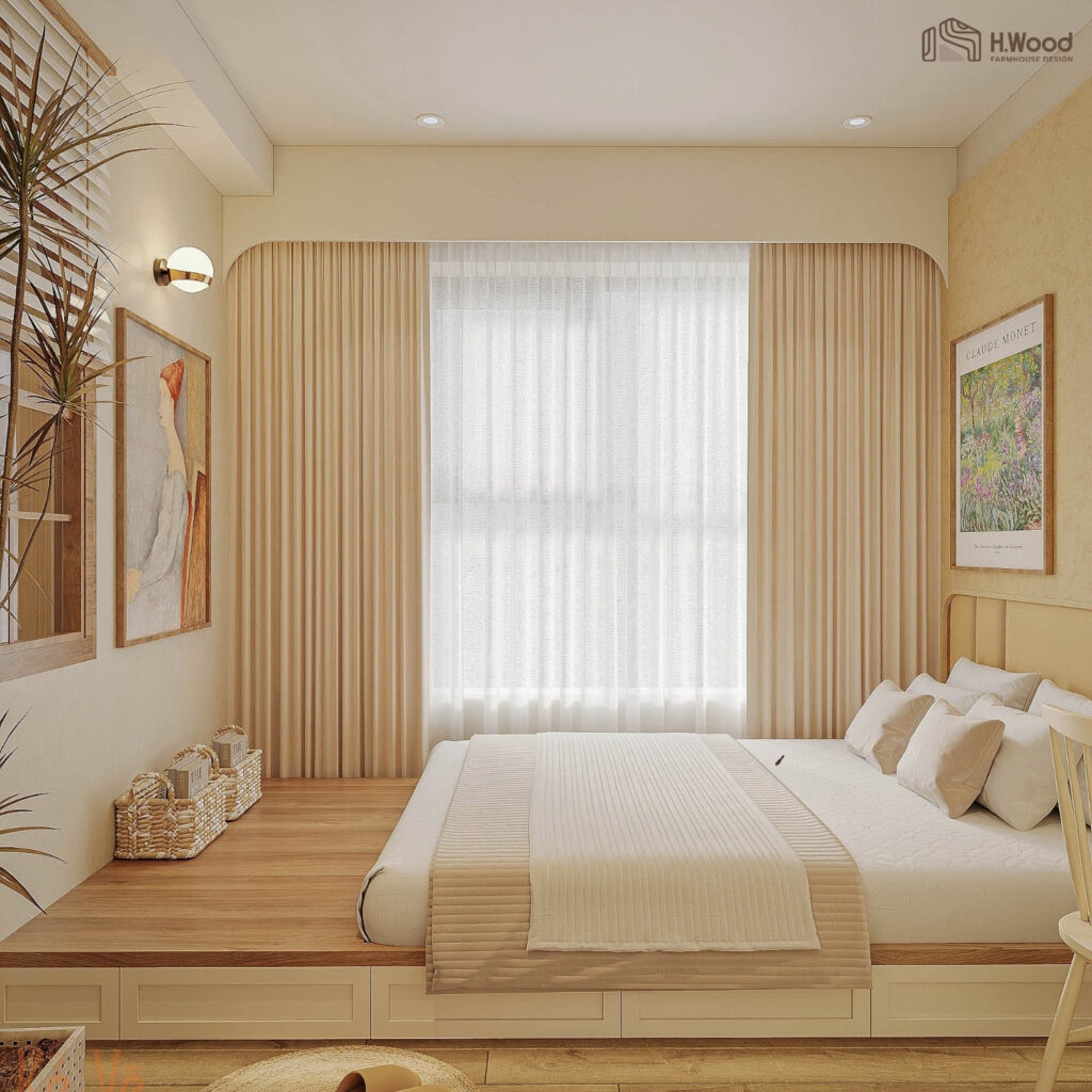 DỰ ÁN THIẾT KẾ NỘI THẤT CĂN HỘ HANOI CENTERPINT - PHONG CÁCH FARM HOUSE