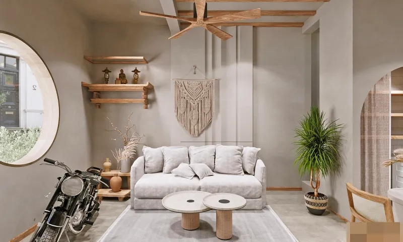 Thiết kế căn hộ Phong cách Wabi Sabi