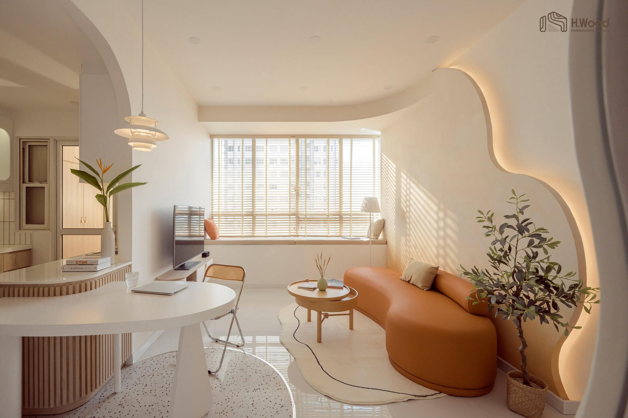 Thiết kế Nội thất Chung cư phong cách Farmhouse 2025