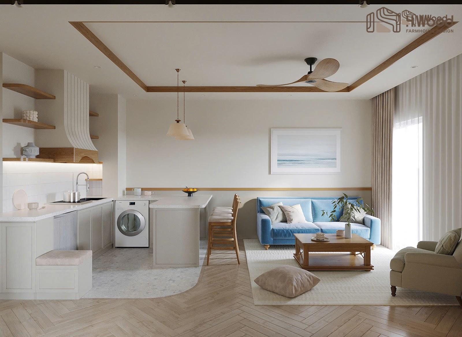 Bố trí nội thất cân đối và phù hợp