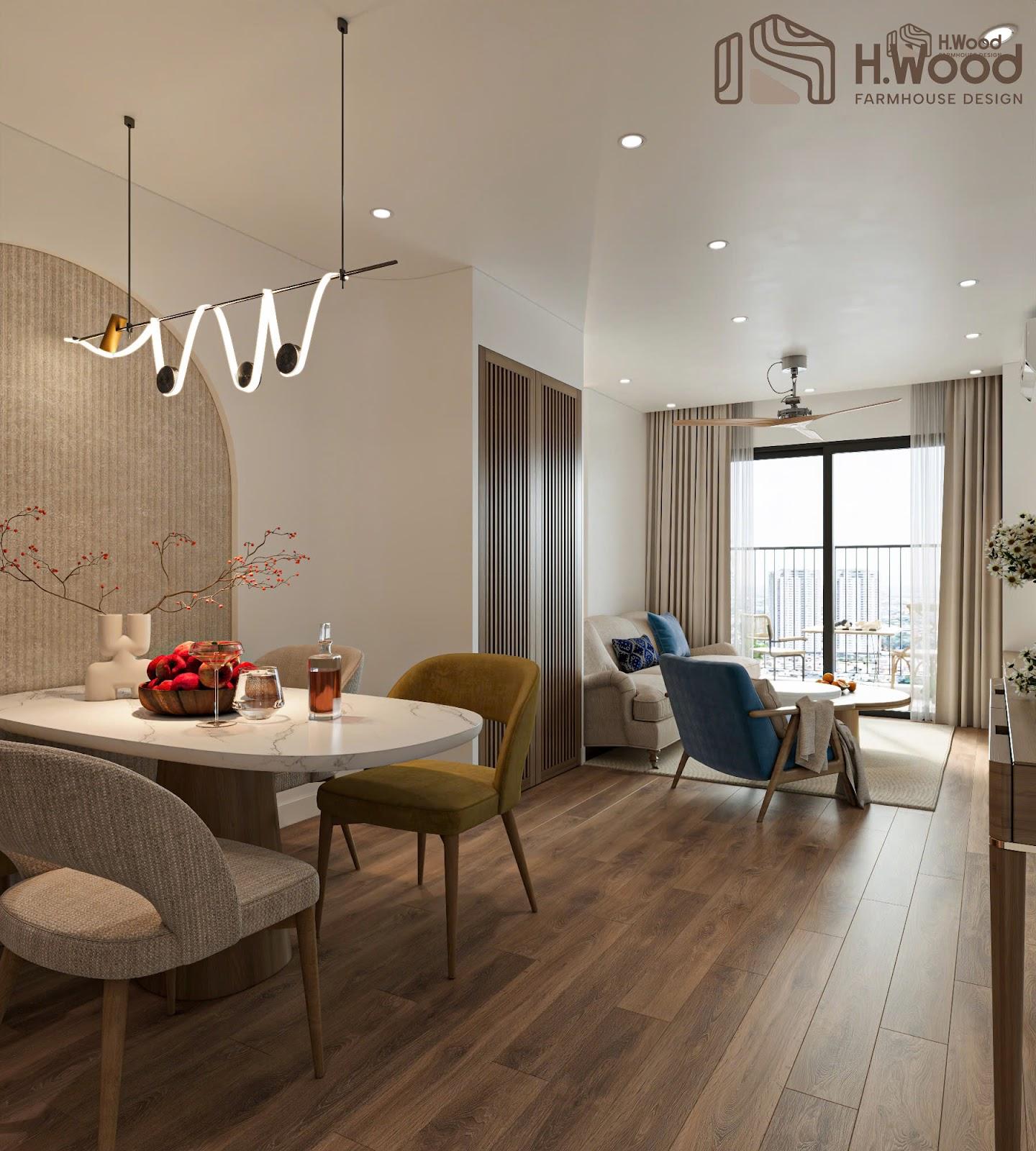 Nội thất có kích thước phù hợp với chung cư